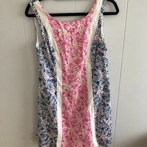 Lilly Pulitzer Blue and Pink Starfish Dress